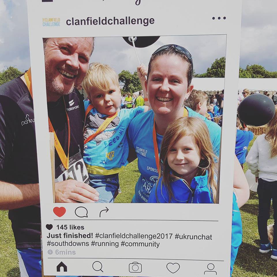 Family fun at the Clanfield Challenge