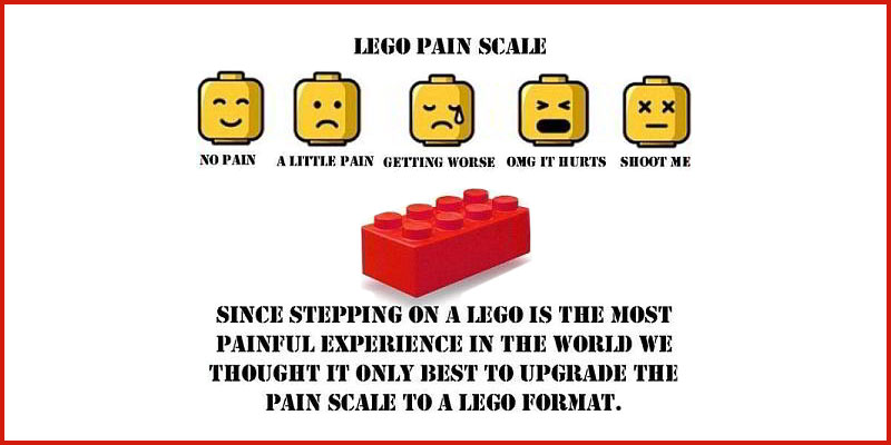 Lego pain scale